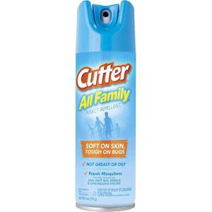 imageCutter All Family Insect Repellent 6 Ounces Aerosol With 7 Percent DEET 12 Pack12 Count Pack of 1