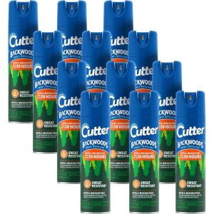 imageCutter Backwoods Insect Repellent 11 Ounces Aerosol Repels Up To 10 Hours11 Ounce Pack of 12