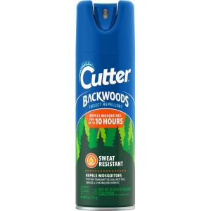 imageCutter Backwoods Insect Repellent 12 Pack Repels Mosquitos for Up To 10 Hours 25 DEET 6 Ounce Aerosol Spray1 Count Pack of 1