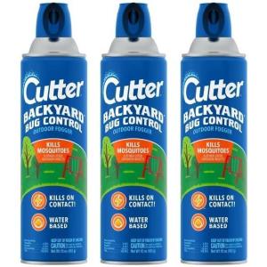 imageCutter Backyard Bug Control Outdoor Fogger Kills Mosquitoes Fleas ampamp Listed Ants 16 Ounce 3Pack3 pack