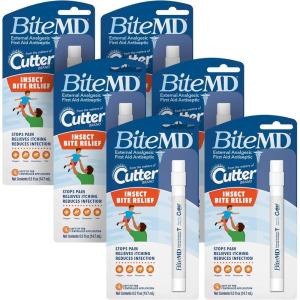 imageCutter BiteMD Insect Bite Relief Stick Analgesic And Antiseptic 05 Fl Oz Pack of 105 Fl Oz Pack of 6