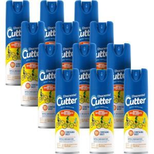 imageUnscented Cutter Insect Repellent Aerosol 6Ounce 12Pack clear12 Pack
