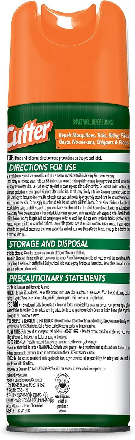 imageCutter Backwoods Insect Repellent Aerosol 6 oz1 Count Pack of 1