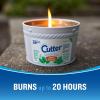 imageCutter Candle Outdoor Soy Wax Candle Made with Real Citronella Oil and Cornmint Oil Reduces The Presence of Mosquitoes with A Light Fragrant Citronella and Mint Scent 17 Ounces 6 Pack11 Oz Pack of 1