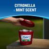 imageCutter Candle Outdoor Soy Wax Candle Made with Real Citronella Oil and Cornmint Oil Reduces The Presence of Mosquitoes with A Light Fragrant Citronella and Mint Scent 17 Ounces 6 Pack17 Oz Pack of 1