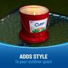 imageCutter Candle Outdoor Soy Wax Candle Made with Real Citronella Oil and Cornmint Oil Reduces The Presence of Mosquitoes with A Light Fragrant Citronella and Mint Scent 17 Ounces 6 Pack17 Oz Pack of 6