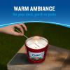 imageCutter Candle Outdoor Soy Wax Candle Made with Real Citronella Oil and Cornmint Oil Reduces The Presence of Mosquitoes with A Light Fragrant Citronella and Mint Scent 17 Ounces 6 Pack17 Oz Pack of 6