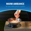 imageCutter Candle Outdoor Soy Wax Candle Made with Real Citronella Oil and Cornmint Oil Reduces The Presence of Mosquitoes with A Light Fragrant Citronella and Mint Scent 20 Ounces